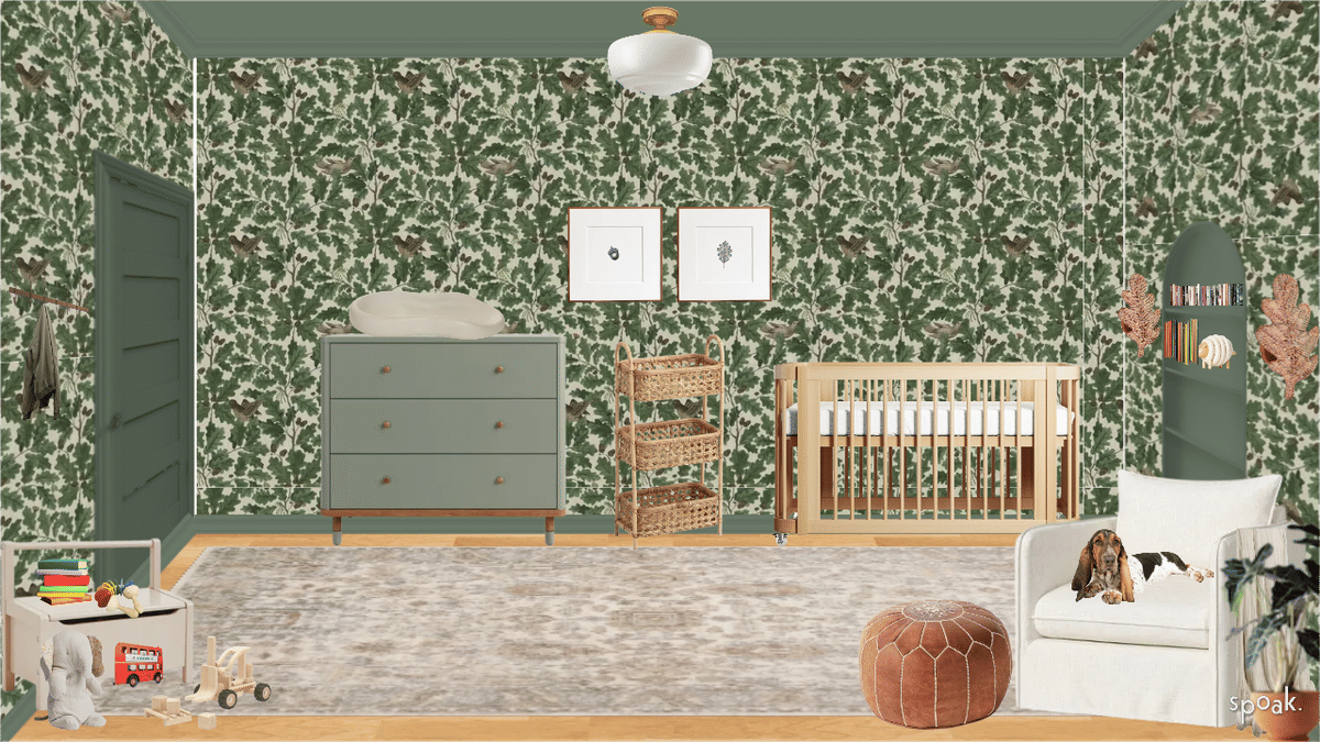 Cozy Nursery Inspiration designed by Julie Glatthorn