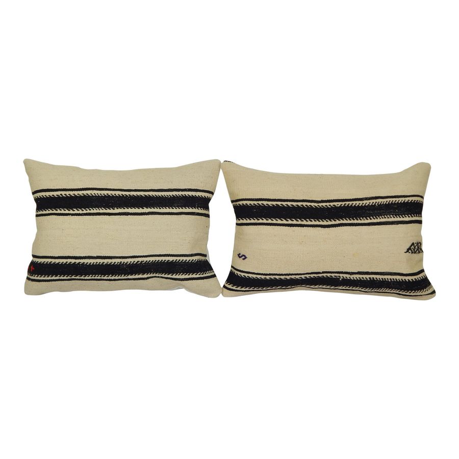 Striped Turkish Lumbar Pillowcase - a Pair added by Morgan Hatch