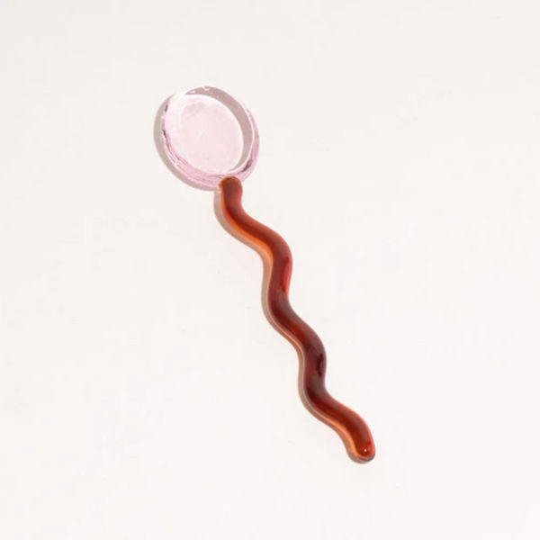 Preorder The Blush and Cherry Squiggle Glass Spoon added by Spoak 