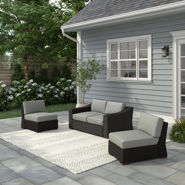 2356.5'' Wicker Outdoor Loveseat added by sallie tyler