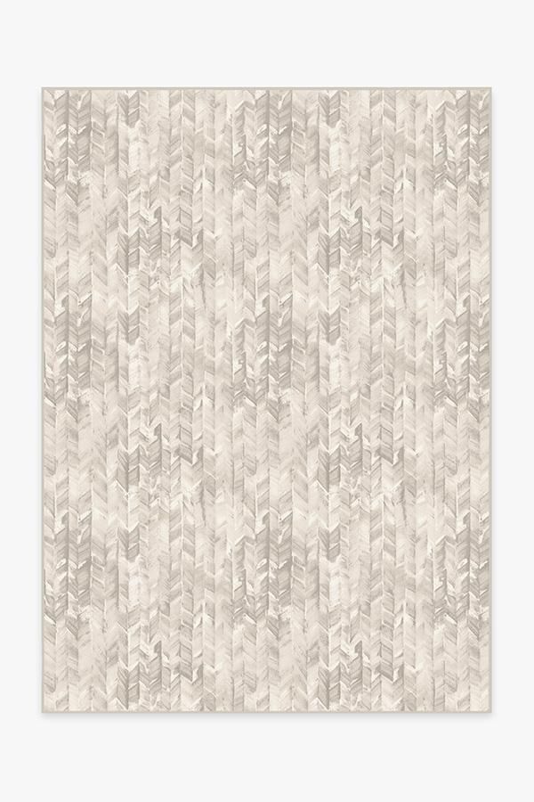 Watercolor Herringbone Cream Rug | Ruggable added by Caitlyn Fitzpatrick