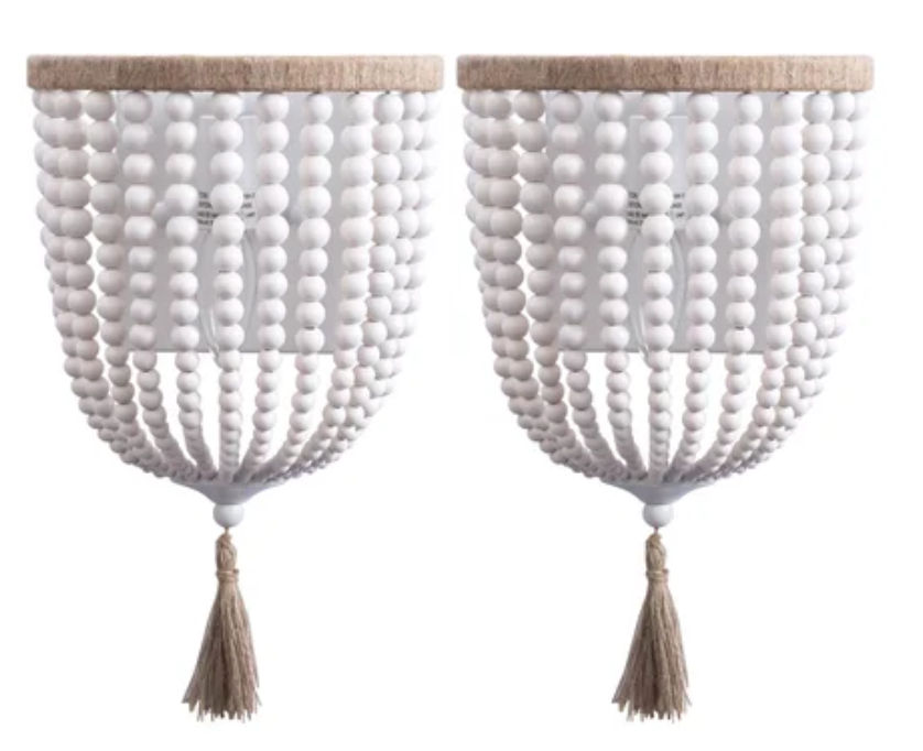 Dakota Fields Laurine 1 - Light Dimmable White Flush Mounted Sconce added by Spoak Member