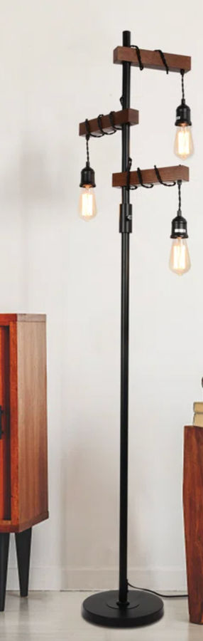 Dimmable 68" Farmhouse Wood Tree Floor Lamp added by Lauren Houston