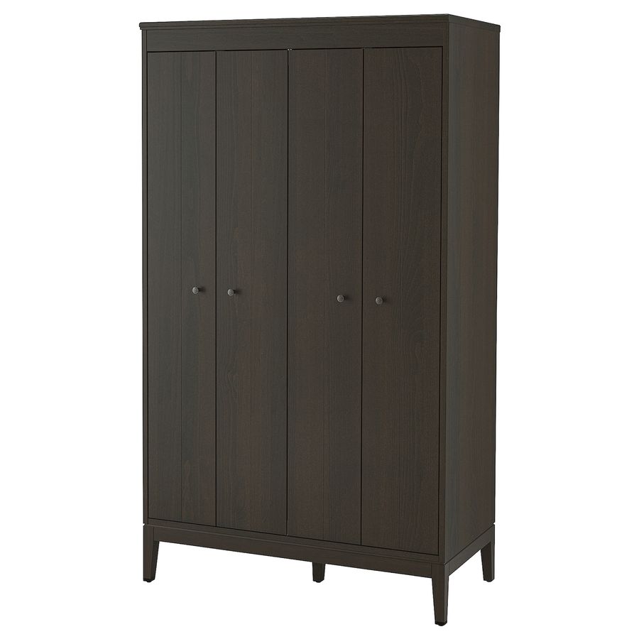 IDANÄS Wardrobe, dark brown stained, 475/8x831/8" - IKEA added by Jana Lesh