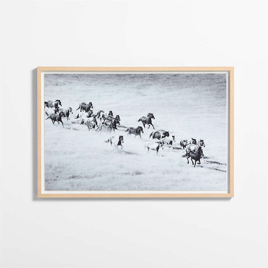 "Horse Herd" by Jennifer MaHarry 51"x34" Framed Photography Print added by Erin Vernon