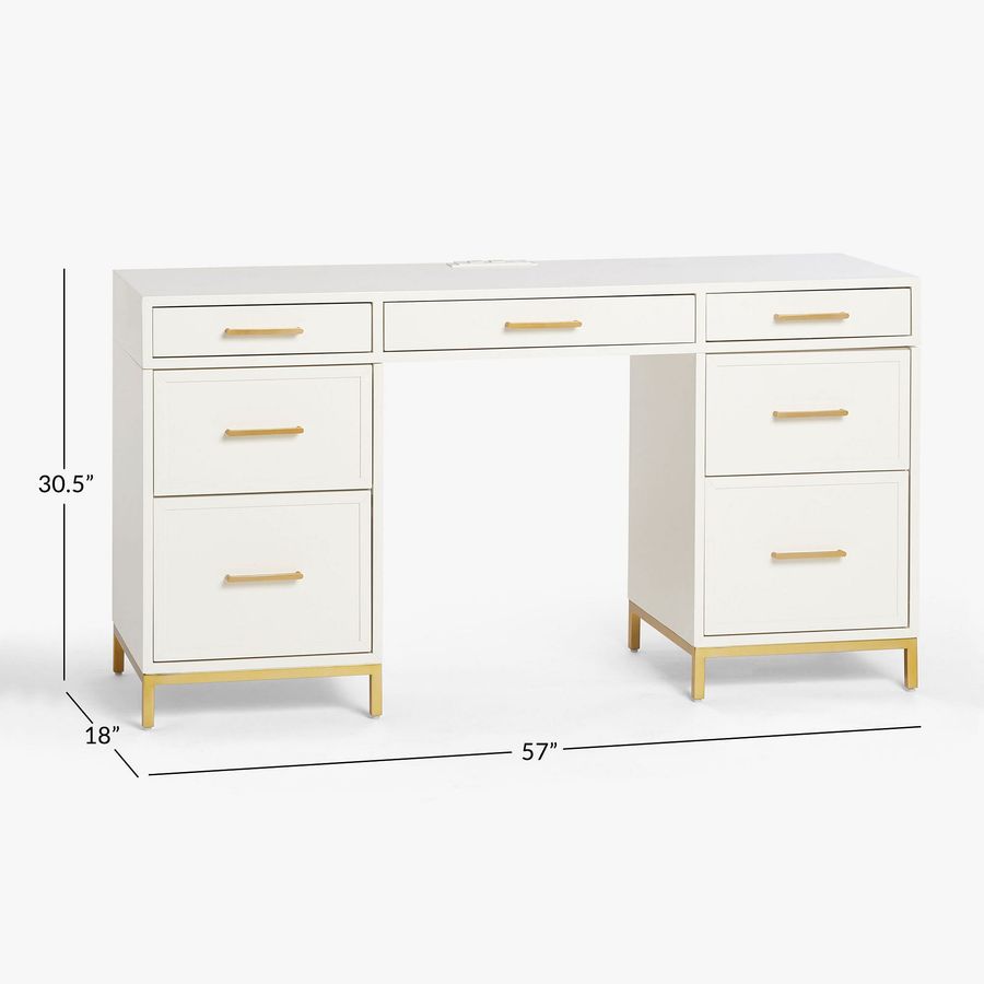 Blaire 57" Smart Storage Desk added by Erica Jorn