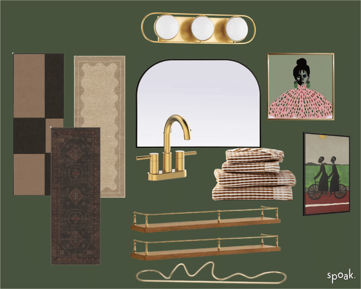Bathroom Inspo designed by Brea Camille