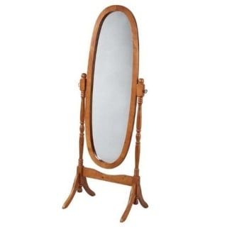 Oval Cheval Mirror in Oak Finish - 22.5 x 16 x 59.2 inches - Bed Bath & Beyond - 29756341 added by Briona Petrous