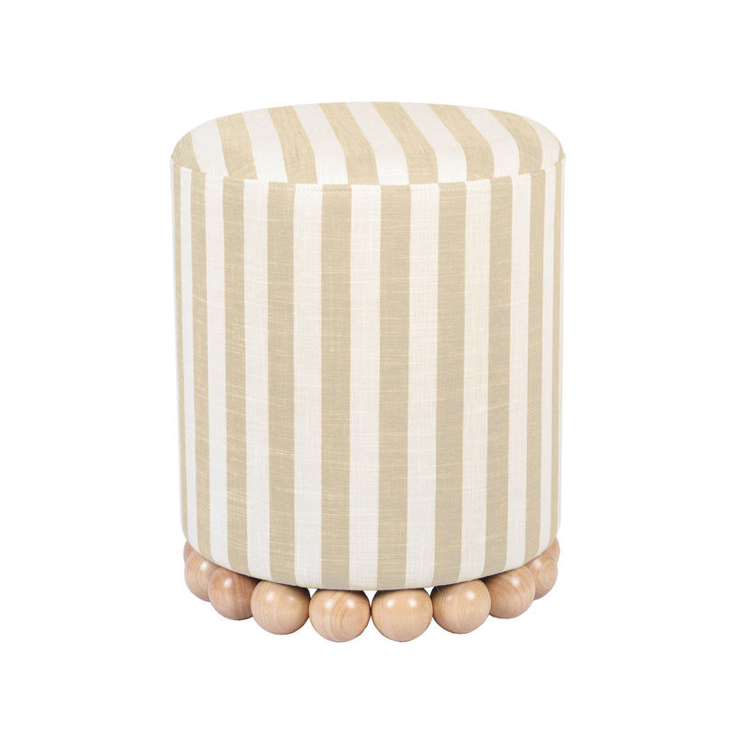 Dex Striped Linen Ottoman added by Courtney Brennan