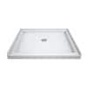 DreamLine SlimLine 36 in. x 36 in. Single Threshold Alcove Shower Pan Base in White with Center Drain DLT-1136360 added by Summer Sackett