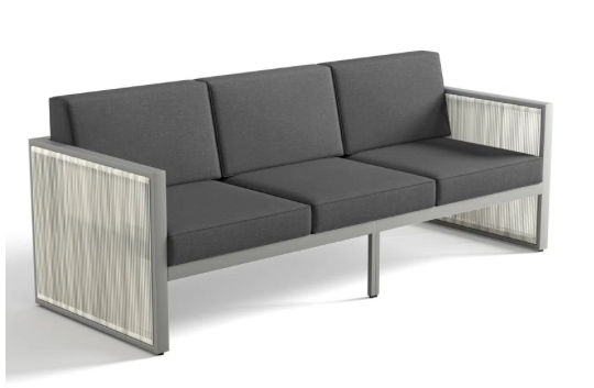 Ebern Designs 3-Seat Outdoor Sofa, Weatherproof PE Rattan & Thick Cushions For Patio, Garden added by Fabian Ortega