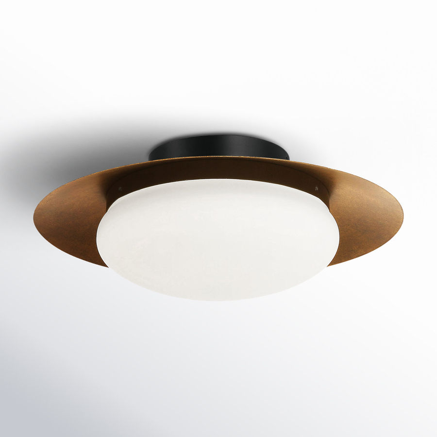 Joss & Main Haines Glass LED Flush Mount & Reviews | Wayfair added by Angelieque Pelle