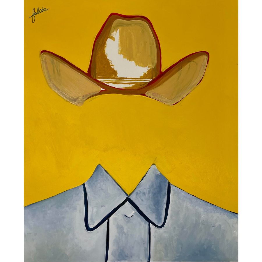 "Evening Wear" Contemporary Country Western Surrealist Portrait Print added by Jasmine Fitzgerald