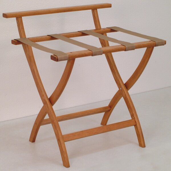 Wood Luggage Rack added by Nomadic Nooks