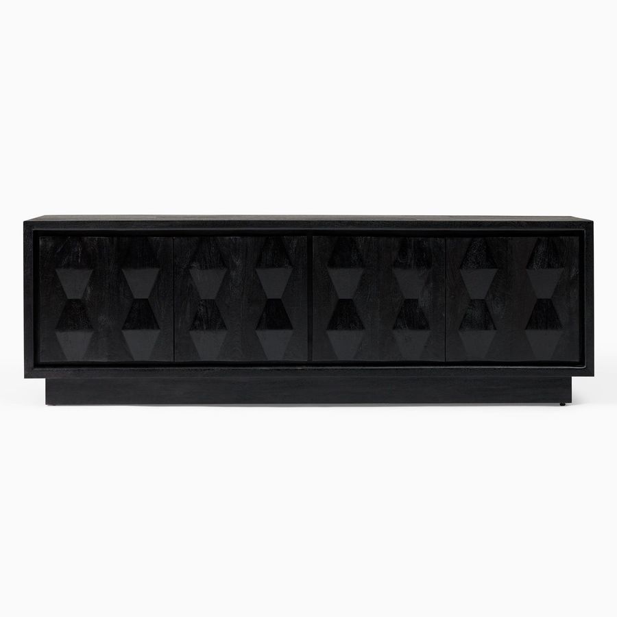 Carved Pattern Media Console added by Senna Wilson