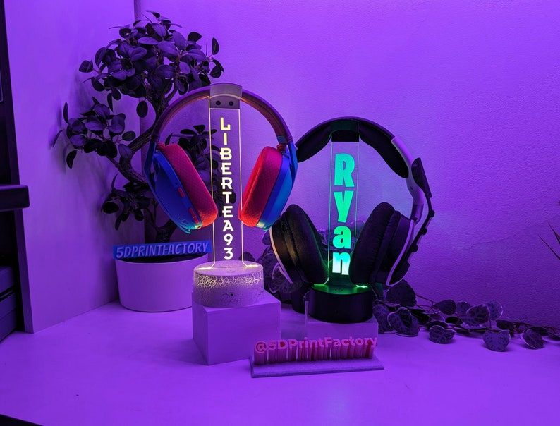 Engraved Headphone Stand,  added by Sarabeth Smith