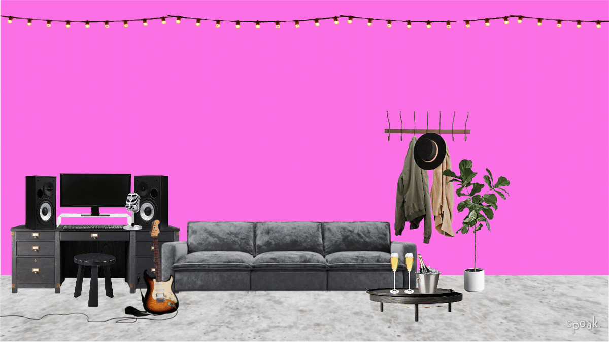 Kitchen + Living Room Inspo designed by Kimani Sanders