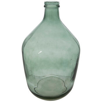 Dark Green Glass Vase - Large added by Where The Heart Is Designs