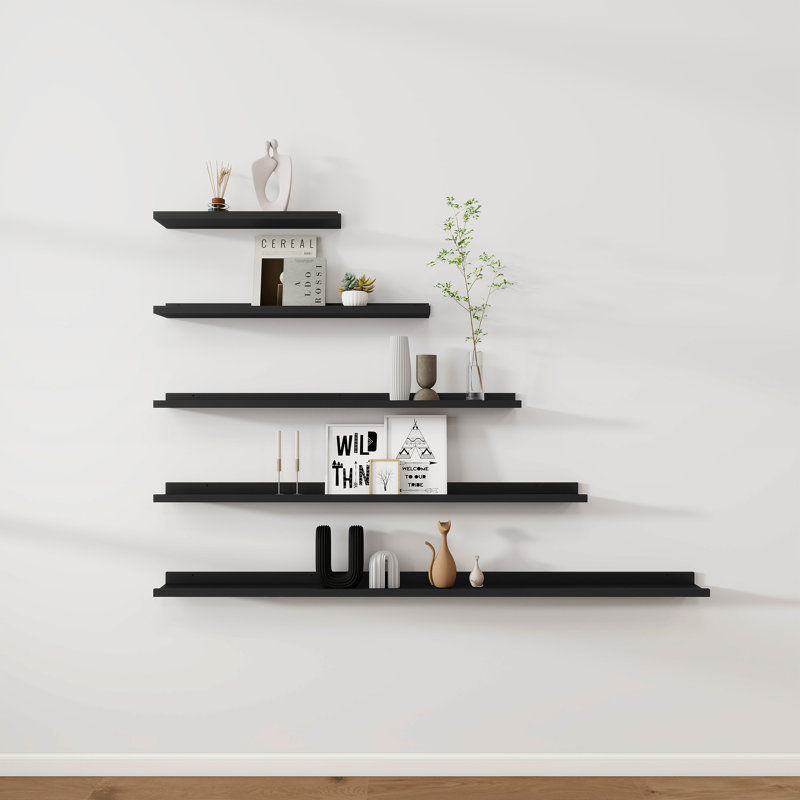 Millwood Pines Darlicia 2 Piece Picture Ledge Wall Mounted Shelf & Reviews | Wayfair added by Jay C. Lynn Interior Designs, LLC