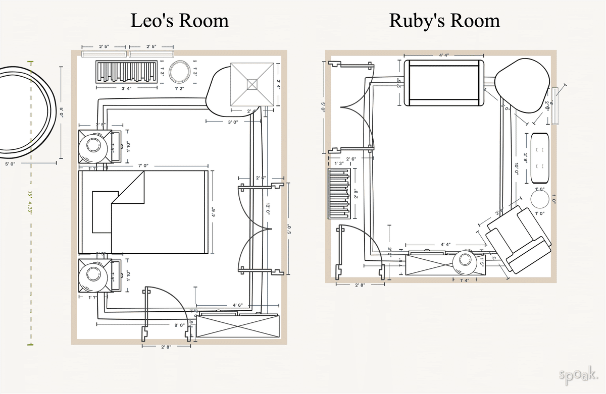 Large Bathroom Layout designed by Jessica Hutchinson