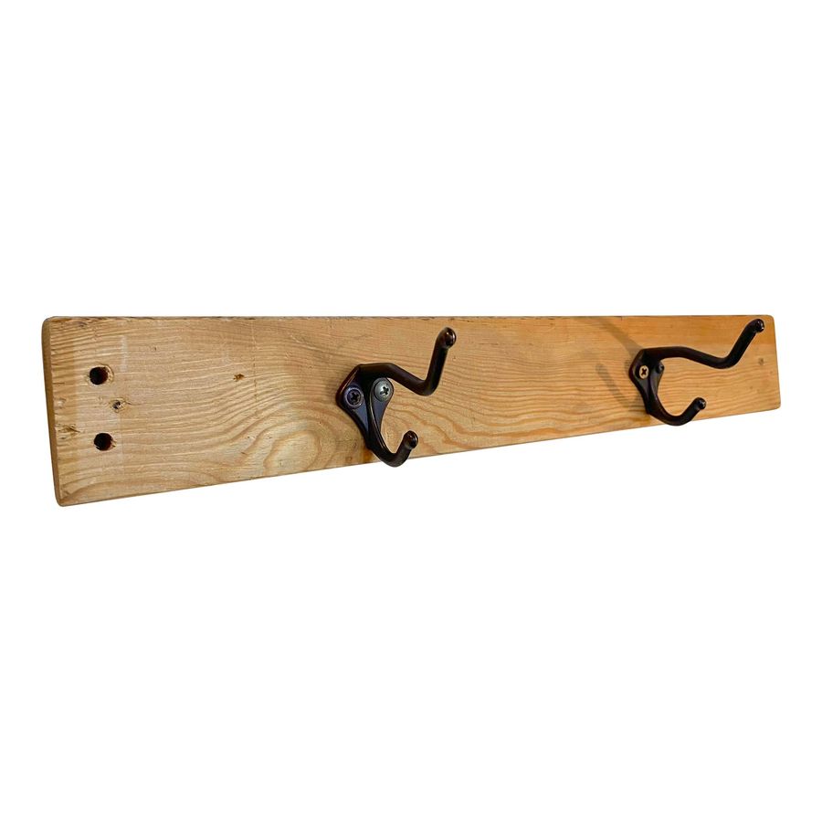Vintage Modern Industrial Iron Wood Coat Rack added by Suga Lane / ABBY ESSIE STUDIOS