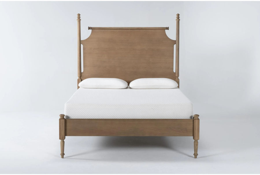 Magnolia Home Anders Weathered Brown Queen Wood Poster Bed By Joanna Gaines added by Abby Phillips