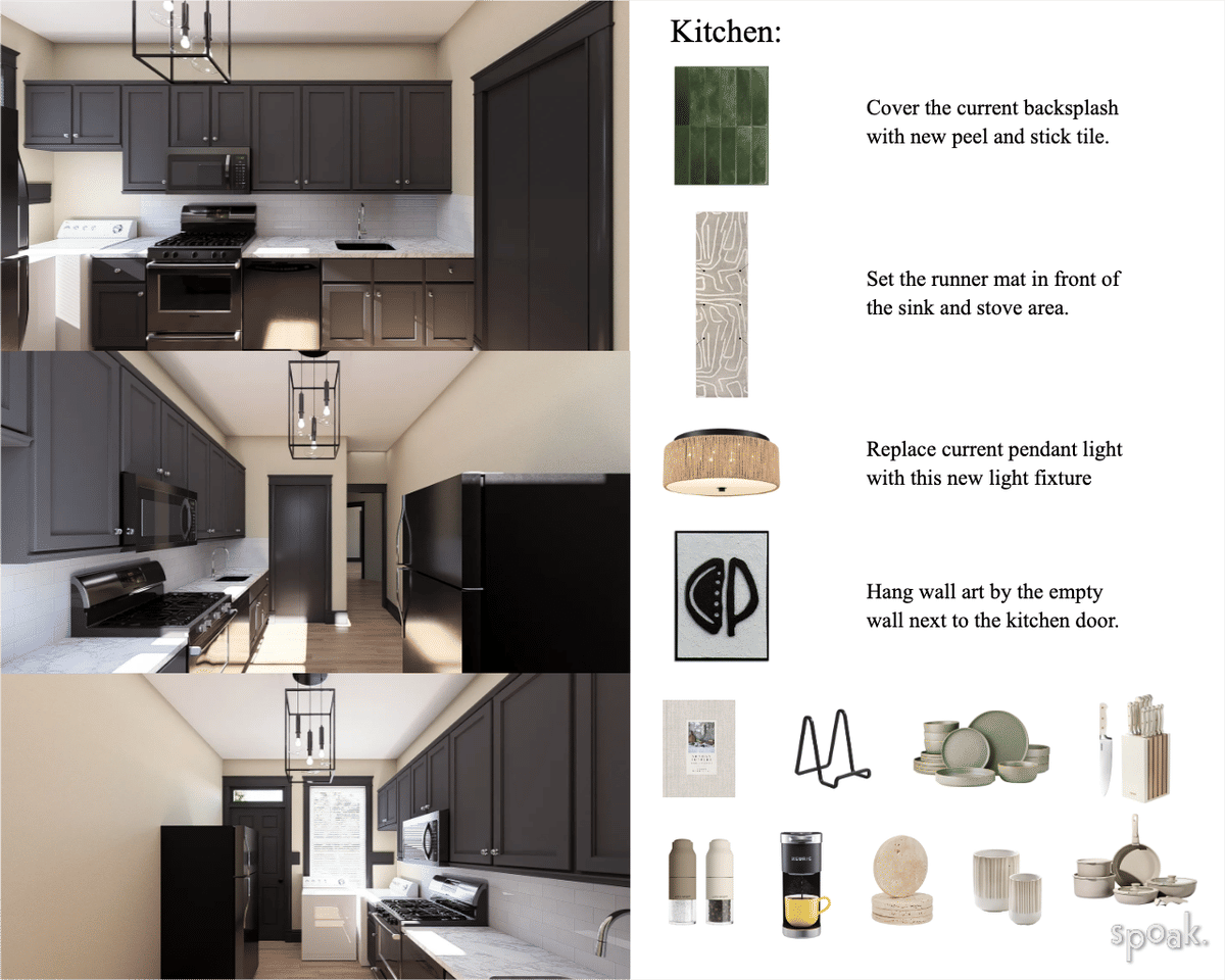Kitchen Inspiration designed by Kaela Oden