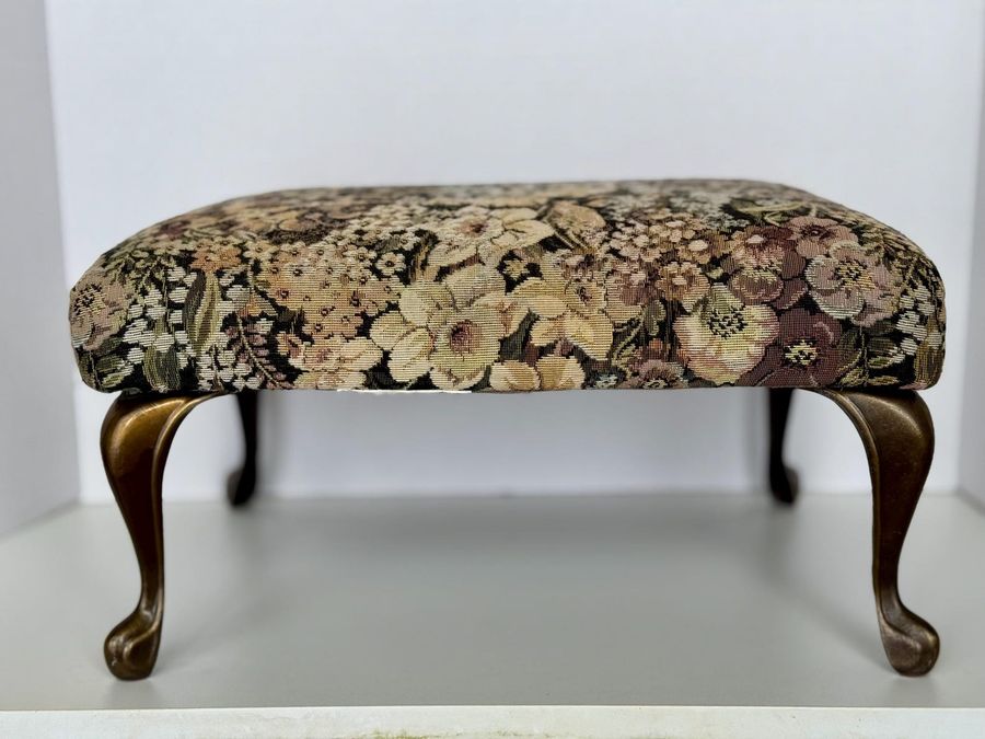 Vintage Floral Tapestry Footstool added by Alyssa Hennessey