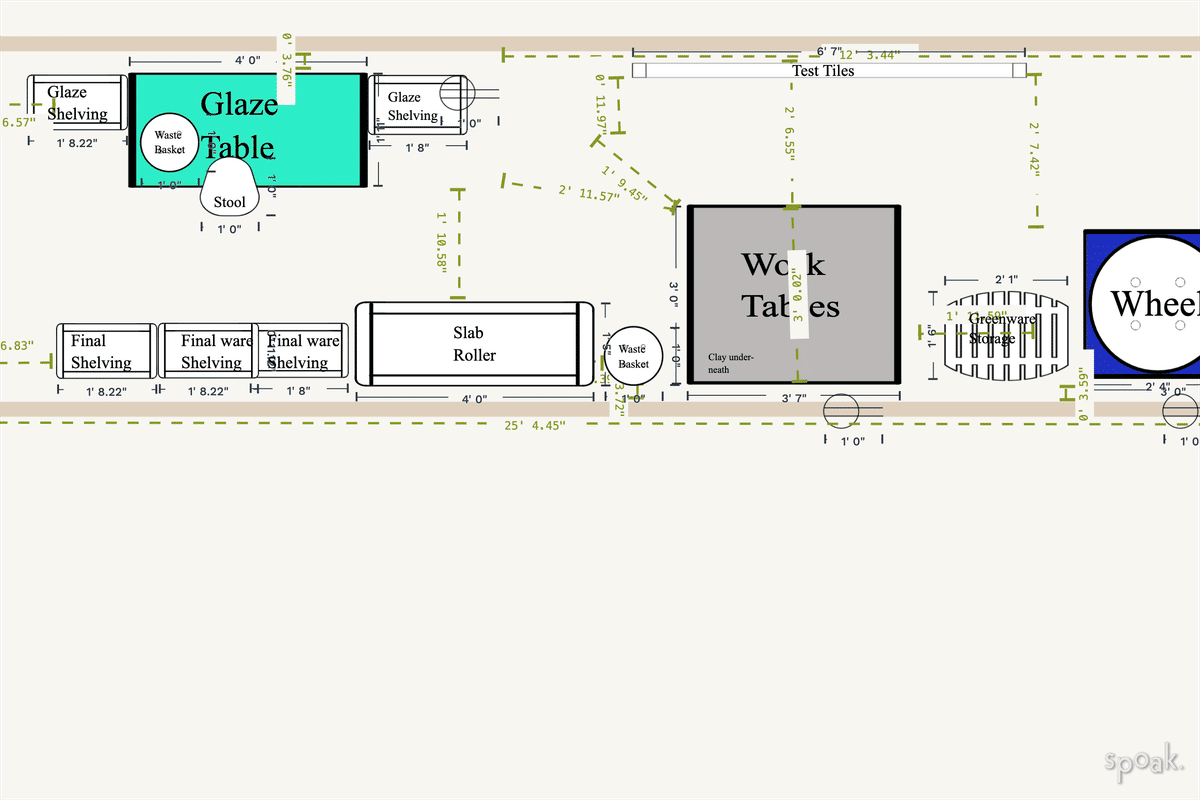 Craft Room Layout designed by joy kurtz
