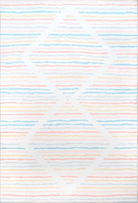 Multi Kids Prismatic Striped Area Rug added by Hayley Andreesen