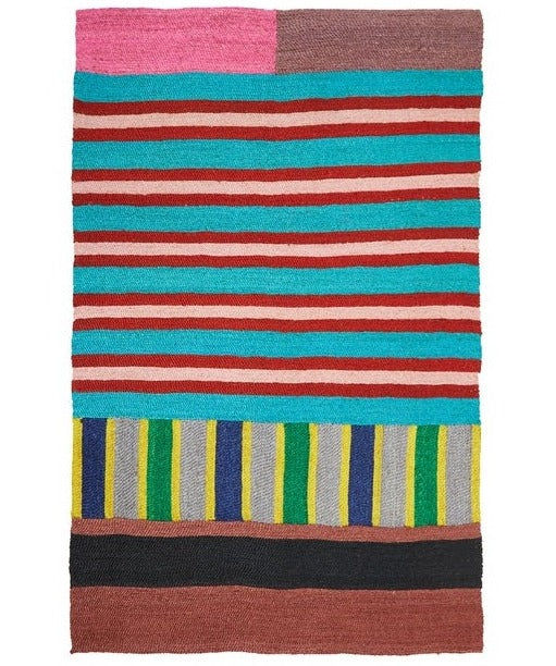 Jute Rug - Blue and Pink added by Joy Holtzclaw