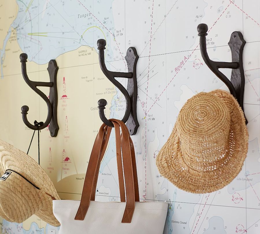 Oversize Hammered Metal Wall Hook added by KATHERINE ECK