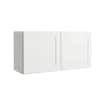 Hampton Bay Courtland 36 in. W x 12 in. D x 18 in. H Assembled Shaker Wall Bridge Kitchen Cabinet in Polar White W3618-CSW added by Stephanie Northrop