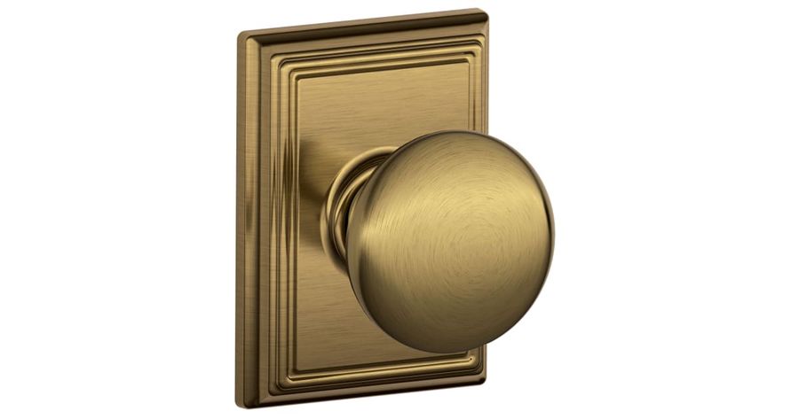 Schlage F10PLY609ADD Plymouth Passage Door Knob Set with | Build.com added by Rachel DeSchepper