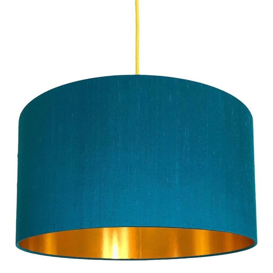 Teal Silk Lampshade added by Andrew Roberts