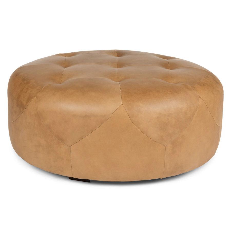 Timpani 41" Leather Ottoman - Charme Tan added by Lindsey Rousseau-Hunt