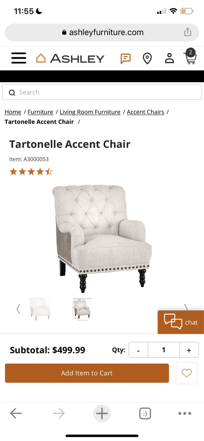 Tartonelle Accent Chair added by Spoak Member