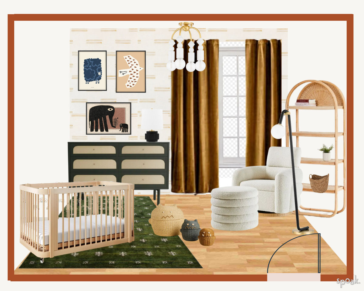 Nursery Inspiration designed by Alexa Wolcott