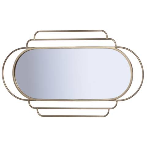 Gemma - Wall Mirror - Gold Finish - #380C2 | Lamps Plus added by Sarah Jackson