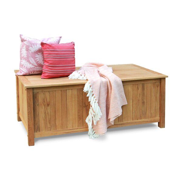 Summerton Teak Solid Wood Deck Box added by Katie Carpenter