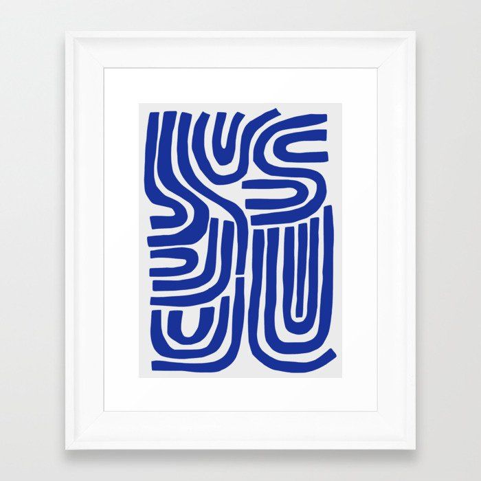 S and U Framed Art Print by Little Dean added by Courtney Kobos