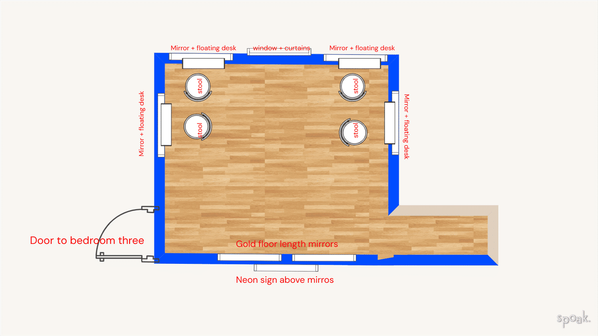 Hallway Layout designed by Hannah Petterson