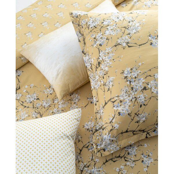 Yellow Standard Cotton 200 TC Reversible 5 Piece Comforter Set added by Sandy Schargel Interiors