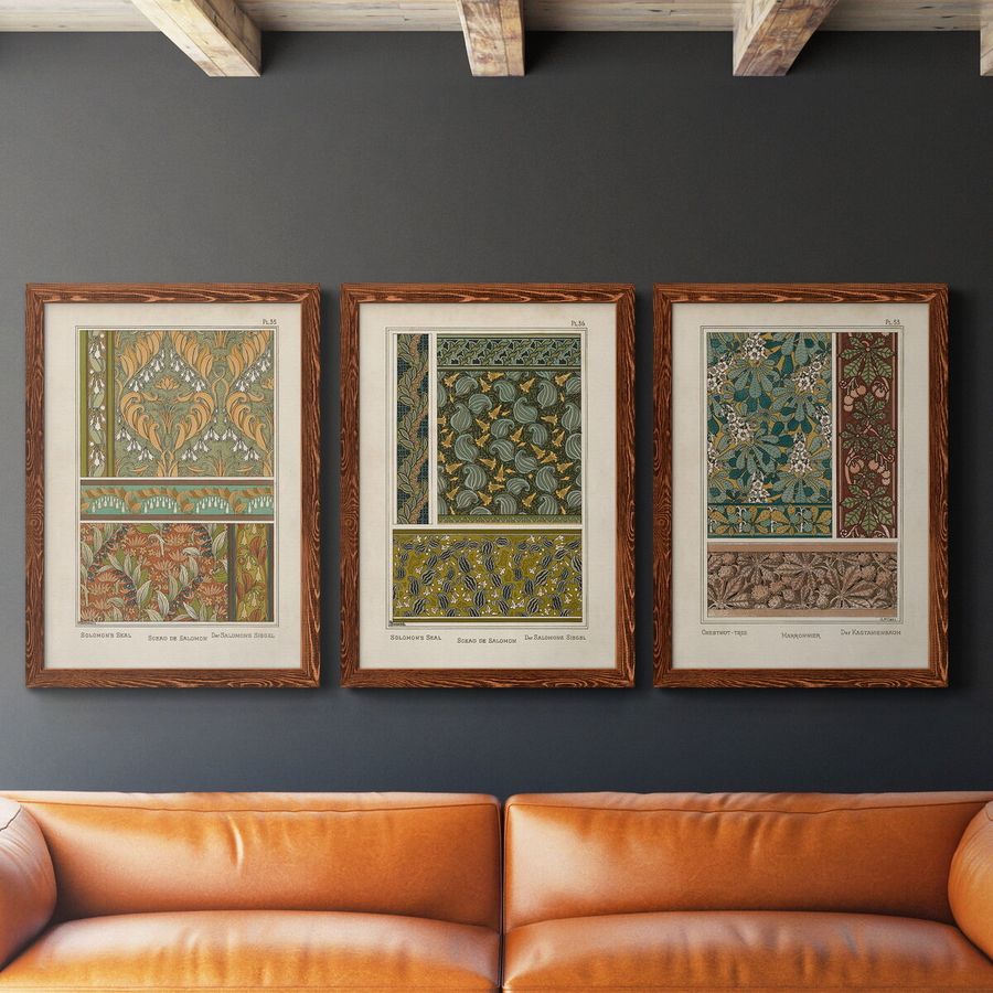 Lark Manor™ Nouveau Decorative VII - 3 Piece Picture Frame Painting Set on Canvas & Reviews | Wayfair added by Anna Perry