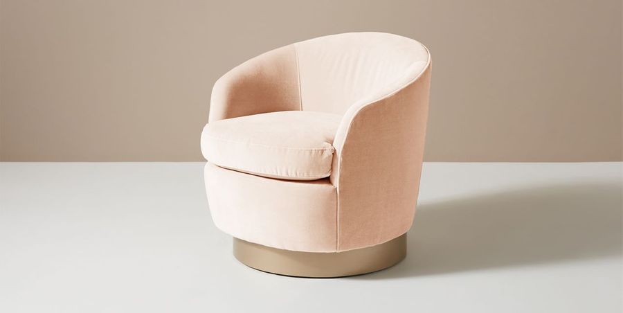 Claudia petite swivel chair added by Perry M Studio