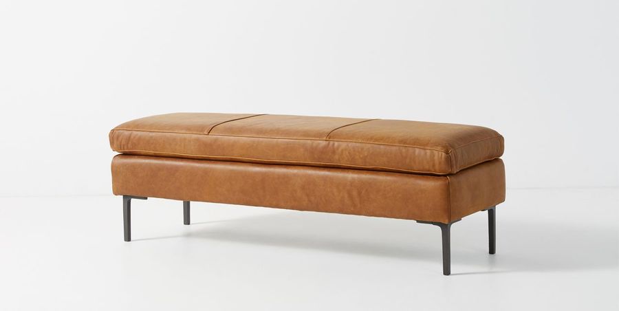 Bowen Leather Bench added by Maddie Bender