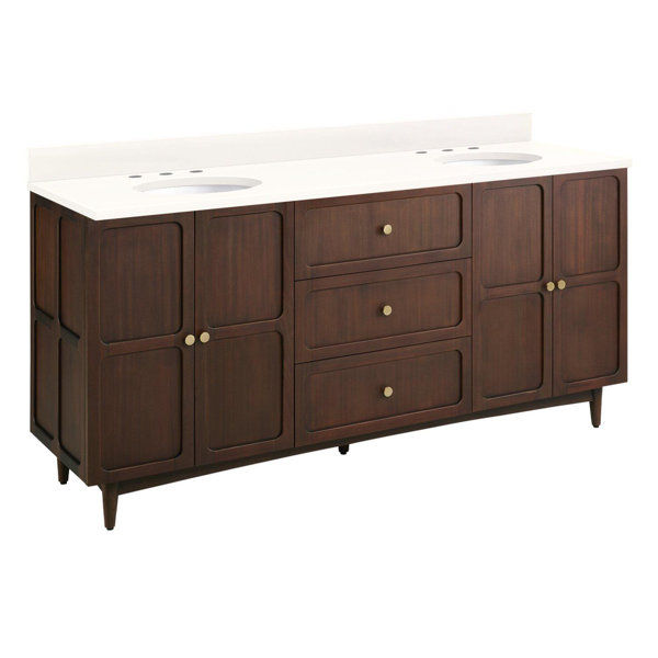 Delavan 72" Double Bathroom Vanity added by Kelsey Glockner