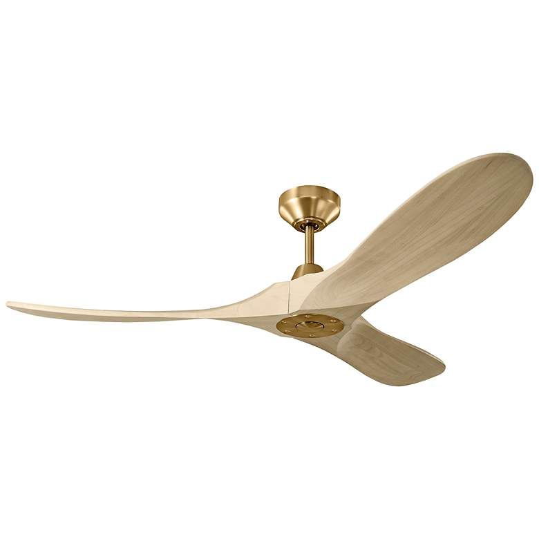 52" Visual Comfort Maverick II Burnished Brass Smart Ceiling Fan - #1852G | Lamps Plus added by Molly Dutmers