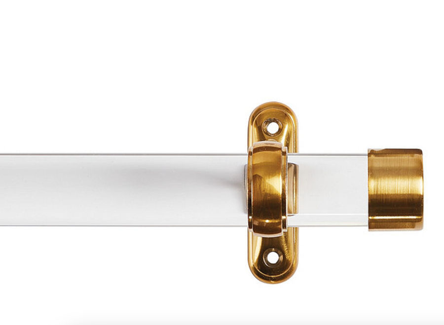 Acrylic & Brass Curtain Rod 8' added by Mary Kate Blum