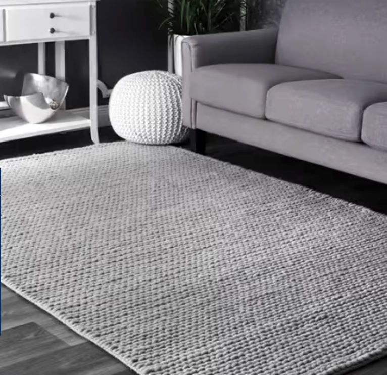 Light Gray Veronica Wool Braided 10' x 14' Area Rug added by Tenille Clyburn
